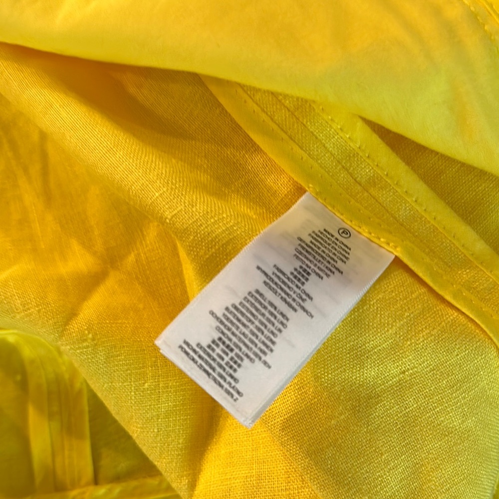 MICHAEL Michael Kors Yellow Linen Blazer - Picture 14 of 16